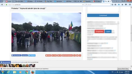 Proteste în Piaţa Victoriei şi la PSD. Aproximativ 200 de oameni au manifestat împotriva partidului de la guvernare