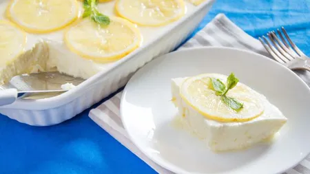 Semifreddo cu brânză proaspătă de vaci, reţeta italiană
