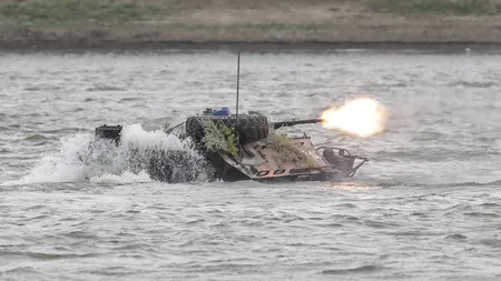 TAB scufundat în Dunăre în timpul unui exerciţiu NATO. UPDATE
