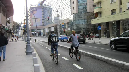 Traseul pentru pista de biciclete 