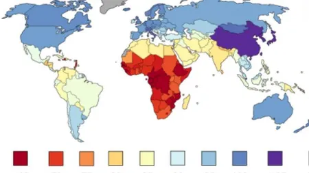 Harta mondială a inteligenţei. România ocupă un loc modest în ierarhia globală