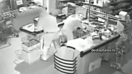 Spargere la pont în magazinul unui fost primar din Bacău VIDEO