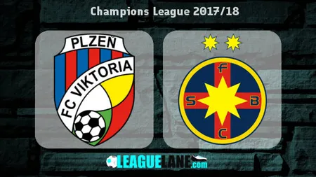 VIKTORIA PLZEN - STEAUA 1-4! Festival FCSB în Liga Campionilor, care are asigurată calificarea în grupele Europa League