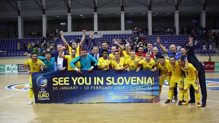 România s-a calificat la FUTSAL EURO 2018. 7-4 în returul cu Georgia din BARAJ