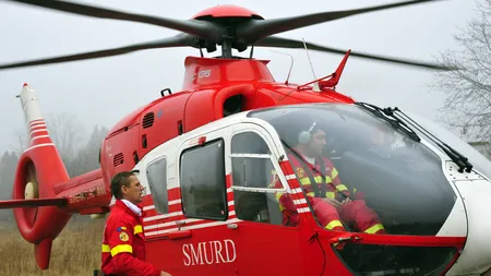 Copil rănit grav în parc, adus cu elicopterul la spital