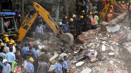 Bilanţul deceselor provocate de clădirea prăbuşită în India a crescut la 33
