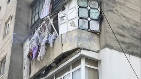 EXPLOZIE Botoşani. Blocul prezintă risc ridicat de prăbuşire