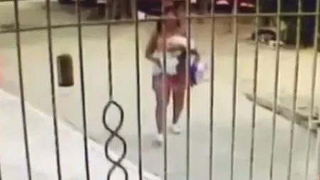 Femeie filmată în timp ce fură un bebeluş din maternitate VIDEO