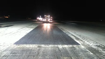 Lucrări de reparaţii la pista numărul 1 a Aeroportului Henri Coandă