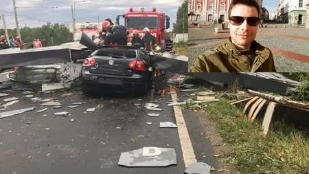Tragedia studentului ucis de furtună a fost filmată. O cameră a surprins momentul când poarta Timişoarei cade peste el VIDEO