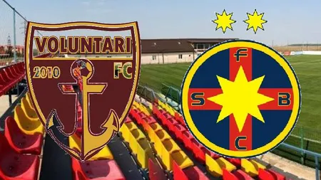 VOLUNTARI - FCSB 0-0 în etapa a 14-a din Liga 1: Remiză neaşteptată pentru FCSB