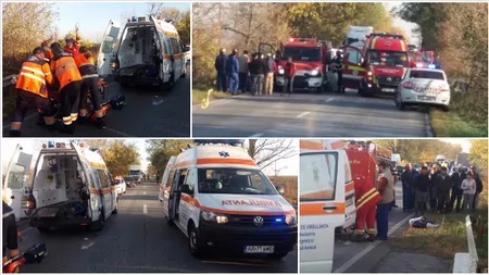 Accident cu doi morţi la Arad. Alte două persoane au rămas încarcerate