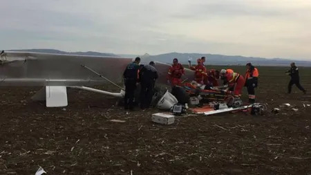 Avionul prăbuşit la Alba Iulia nu era înmatriculat şi zborul nu era autorizat