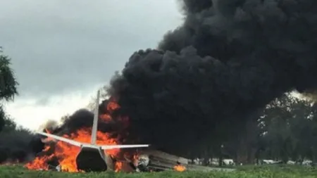 Avion prăbuşit în Kazahstan. Toţi cei aflaţi la bord au murit