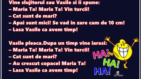 BANCUL ZILEI: Ştefan cel Mare stătea plictistit la televizor, când vine slujitorul Vasile...