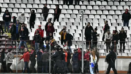 Violenţe la Dinamo-Viitorul, 20 de suporteri au fost identificaţi de Jandarmerie. Aceştia vor fi sancţionaţi