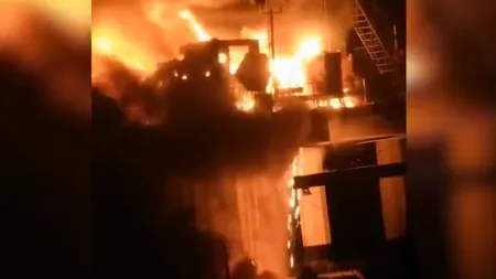 Explozie puternică la o platformă petrolieră din Louisiana. Cel puţin şapte persoane au fost rănite - VIDEO