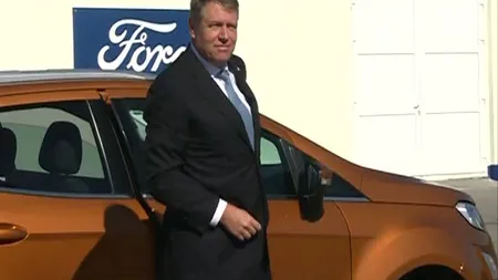 Klaus Iohannis a făcut un drivetest cu noul Ford EcoSport