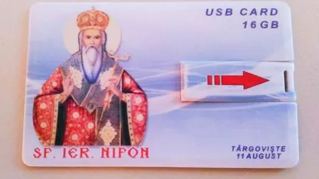 Arhiepiscopia Târgoviştei se modernizează: A lansat un memory stick de 16 GB cu rugăciuni