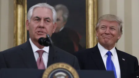 Rex Tillerson: Nu am pus niciodată la îndoială starea mintală a preşedintelui Donald Trump