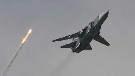 Un bombardier rusesc Su-24 s-a prăbuşit. Nu există supravieţuitori