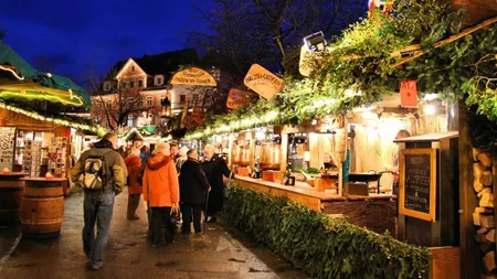 Târgul tradiţional german de Crăciun se deschide vineri în Capitală