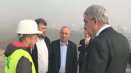 Tudose, vizită surpriză pe autostrada Deva-Orăştie
