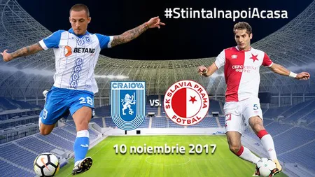 CSU CRAIOVA SLAVIA PRAGA. Vineri se inaugurează arena din Craiova. Cât costă BILETELE şi unde vezi meciul la TV