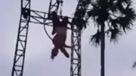 Imagini şocante din timpul unei acrobaţii. O femeie îşi rupe gâtul în timpul unei demonstraţii VIDEO