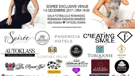 BUCHAREST FASHION WEEK 2017 va avea loc în perioada 1-5 DECEMBRIE. Nume MARI la cel mai important festival de MODĂ