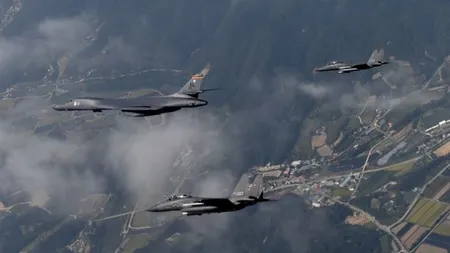 Bombardiere americane au survolat din nou Coreea de Nord