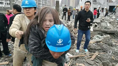 Explozie puternică într-un mare oraş din estul Chinei. Sunt numeroase victime, mai multe clădiri s-au prăbuşit