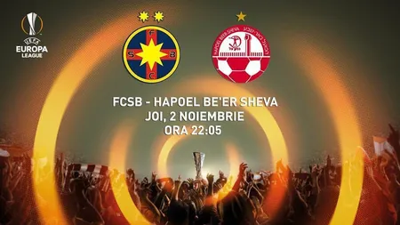 STEAUA-HAPOEL BEER SHEVA LIVE VIDEO PRO TV LIGA EUROPA. Steaua are nevoie de un punct pentru calificare
