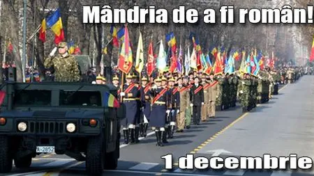 PARADA 1 DECEMBRIE 2017: Militari din ţări aliate sau partenere, aeronave, tehnică militară de luptă şi armament