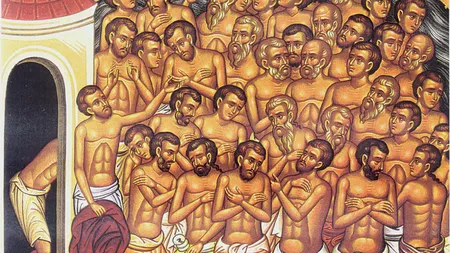 CALENDAR ORTODOX 7 NOIEMBRIE: Sunt celebraţi 33 de mucenici