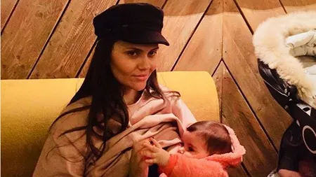 Cristina Şişcanu ŞI-A ALĂPTAT FIICA la restaurant. Cum au reacţionat FANII