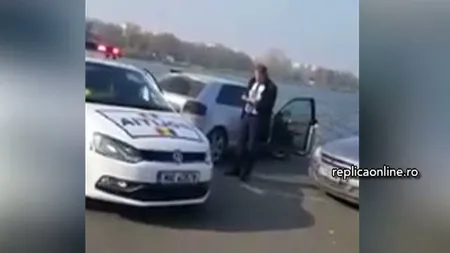 Urmărire în trafic cu maşina de examen