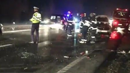 Accident grav pe DN1. Trei maşini avariate şi şase persoane rănite