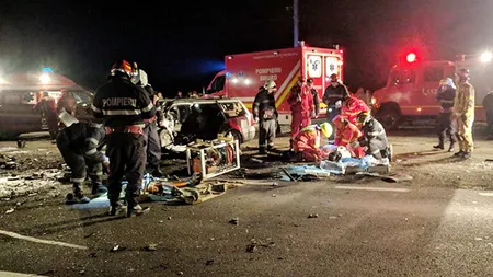 Accident cumplit pe DN1, în judeţul Bihor. Doi oameni au murit, alţi şase au ajuns la spital