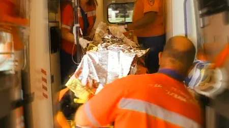 Şi-a dat foc după o ceartă cu soţia, fiul său l-a văzut cum arde ca o torţă