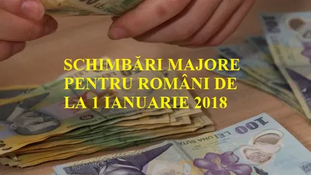 ANUL NOU aduce schimbări majore pentru români: Salarii şi pensii majorate, vouchere de vacanţă şi amenzi de circulaţie plafonate