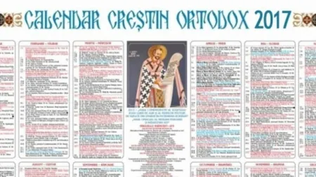 CALENDAR ORTODOX 5 DECEMBRIE 2017: Ce sfinţi sunt celebraţi marţi