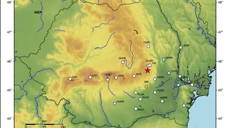 Val de cutremure în România: şase seisme în două zile în zona Vrancea