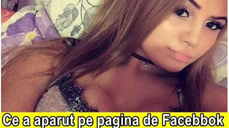 Ce a apărut pe pagina de Facebook a Deei, tânăra ucisă în gravul accident de la Galati. Sfâşietor!