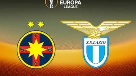 FCSB - LAZIO se joacă pe 15 şi 22 februarie 2018, ambele meciuri de la ora 22:05