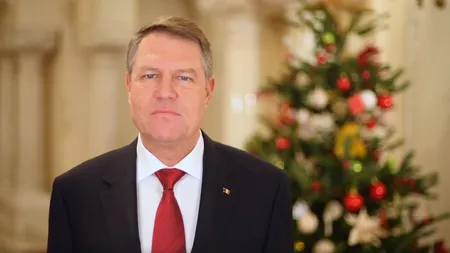 Mesaj de Crăciun pentru români din partea preşedintelui Klaus Iohannis: 