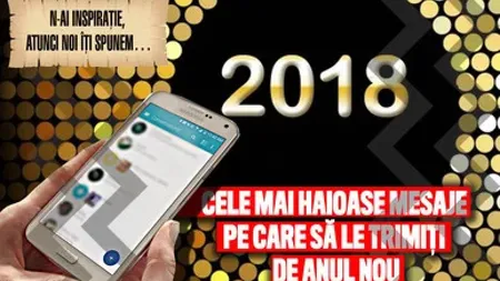 Mesaje de Revelion 2018 care pot fi trimise pe Facebook. Cele mai amuzante MESAJE DE ANUL NOU