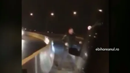 Bătaie în trafic după o tamponare VIDEO