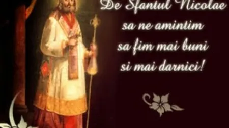 MESAJE DE SFANTUL NICOLAE: cele mai frumoase mesaje de Sf. Nicolae 2018