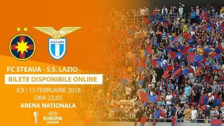 BILETE FCSB LAZIO. S-au pus în vânzare BILETELE pentru meciul FCSB - LAZIO. De unde cumperi şi CÂT COSTĂ